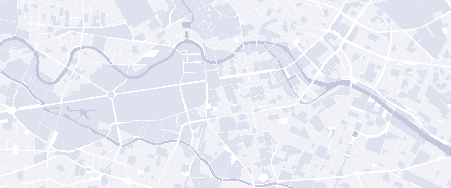 Carte avec les routes et passages