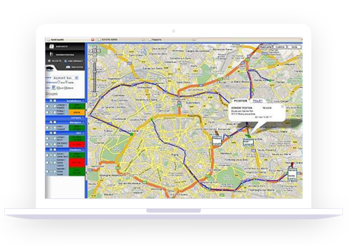 PDF) SUIVI D'UNE FLOTTE DE VEHICULES SUR UNE CARTE NUMERIQUE EN